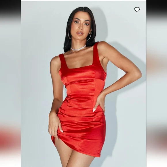 PRINCESS Poly Cobie Mini Dress Red Size 4 Valentines Day ! - Picture 1 of 13